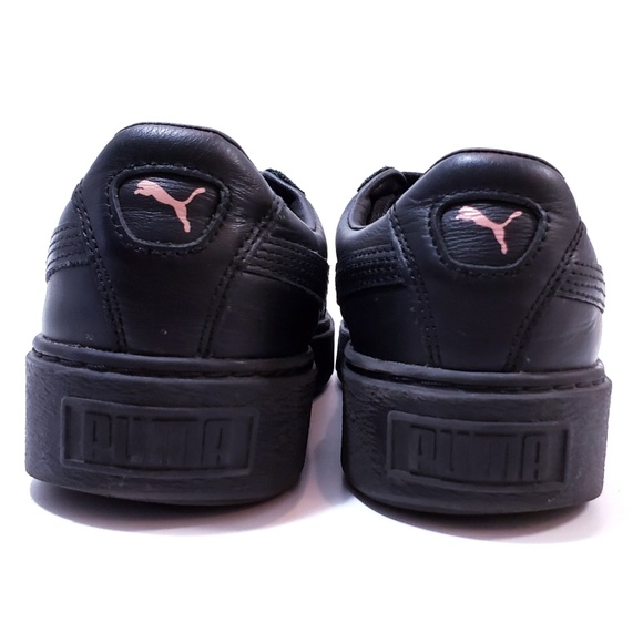 Puma Basket Platform Metallic Shoes - Picture 3 of 8